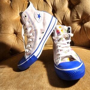 Floral High Top Converse